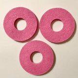 Fancy Felt Toys (3 Pink Round Felts) On sale!